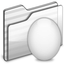 Egg Folder White Icon 128x128 png